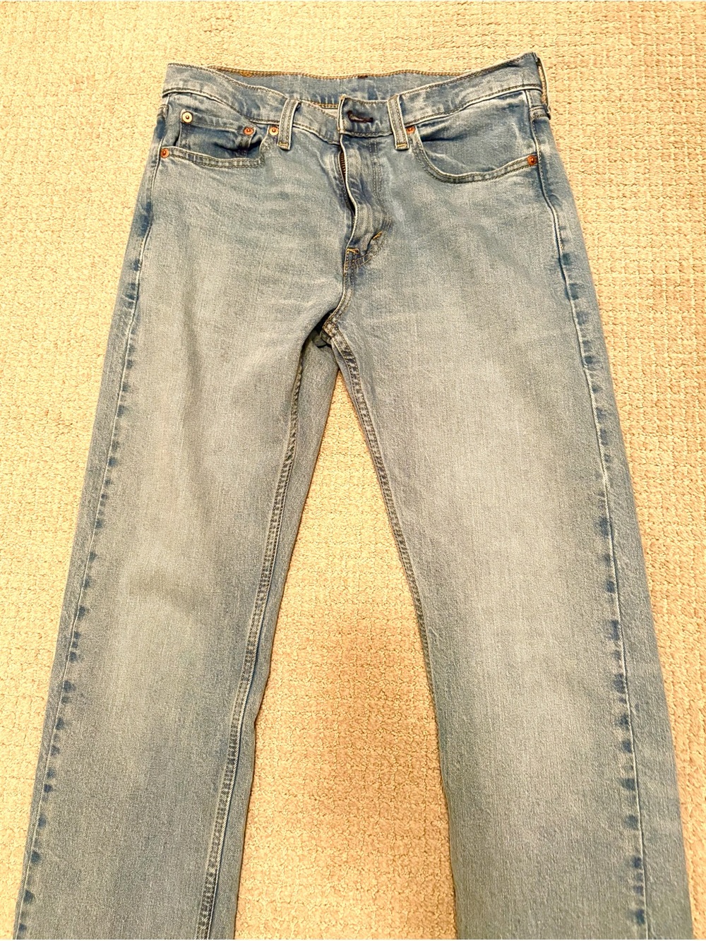 Levi's Light Wash Straight Jeans - Men's